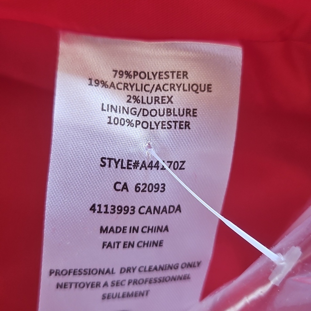 Classic Red Jacket Peacoat Small - Picture 3 of 4